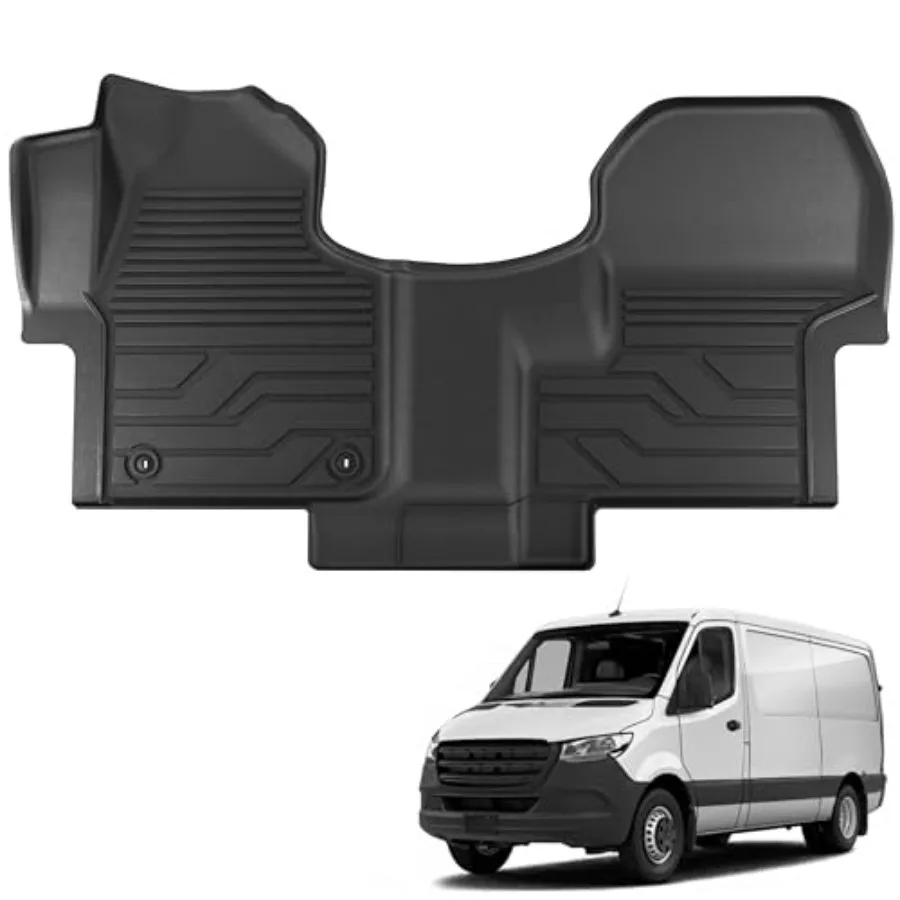 

Floor Mats for 2019-2025 Mercedes Benz Sprinter 2500/3500 with 1st Row Bucket Seats Only Fit Cargo Van All Weather Custom Fit D
