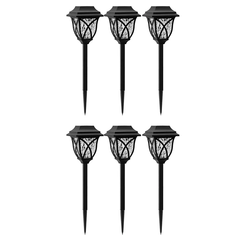 

6 Pack Color Changing Solar Lights Outdoor Garden Decor,Auto ON/Off Solar Pathway Lights Outdoor Waterproof