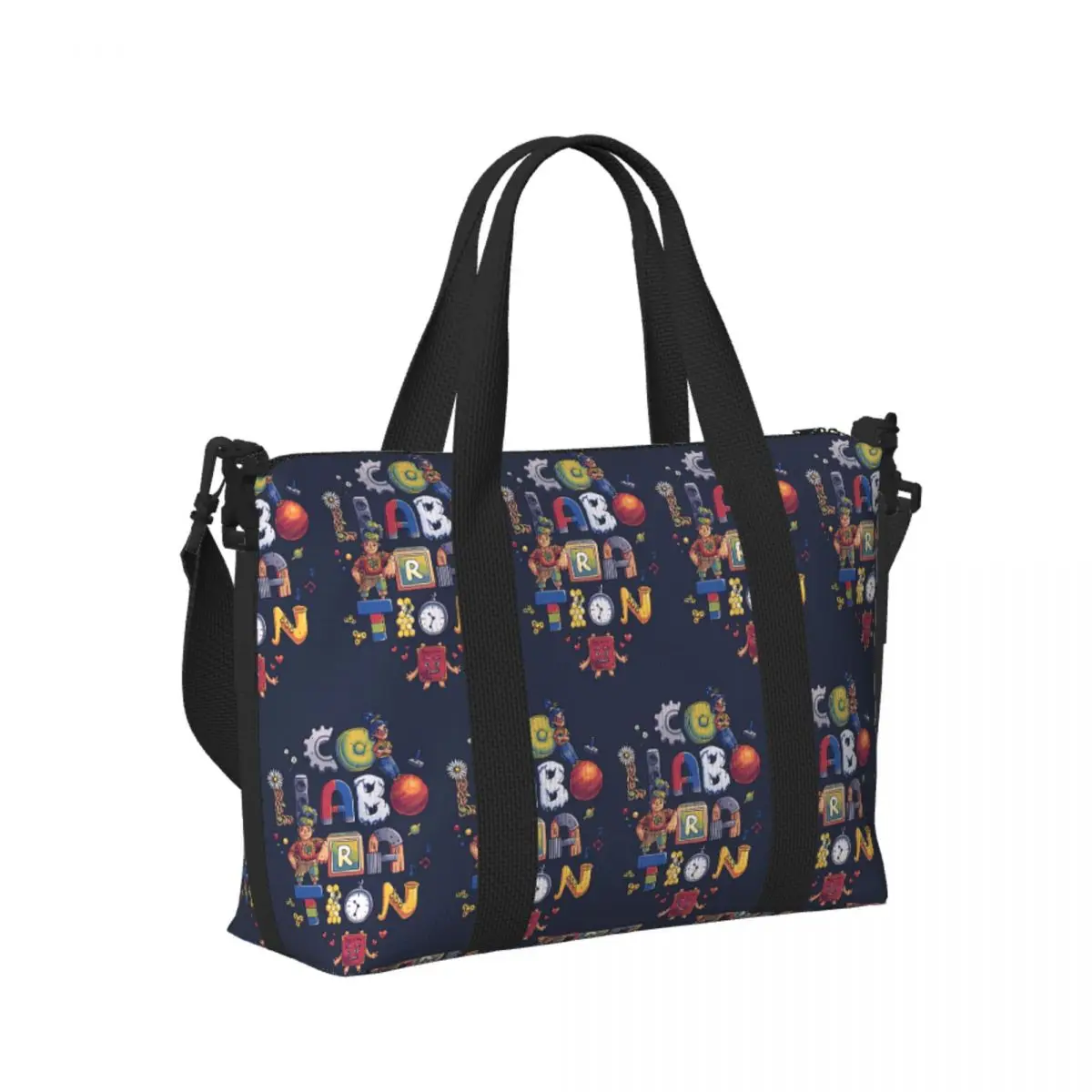 

Collaboration Cody, May, It Takes Two Пляжная дорожная сумка Большая вместительная сумка для спортзала Спортивная женская дорожная сумка для покупок