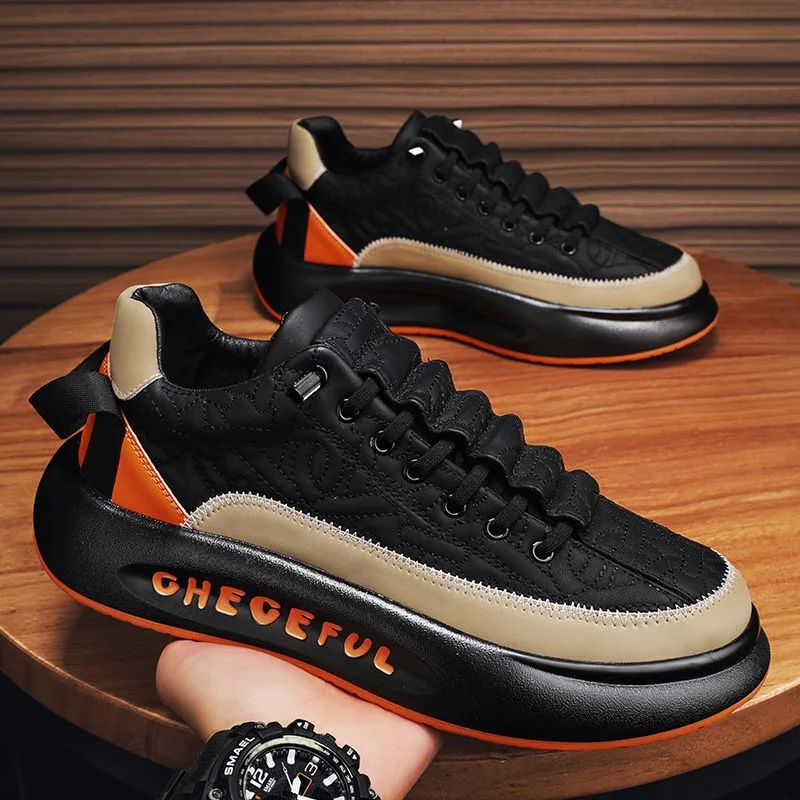 Trend Platform Men Sneakers Thick Bottom Comforts Sport Running Shoes Plus 45 Men's Shoes Non Slip Damping Trainers Tenis Hombre