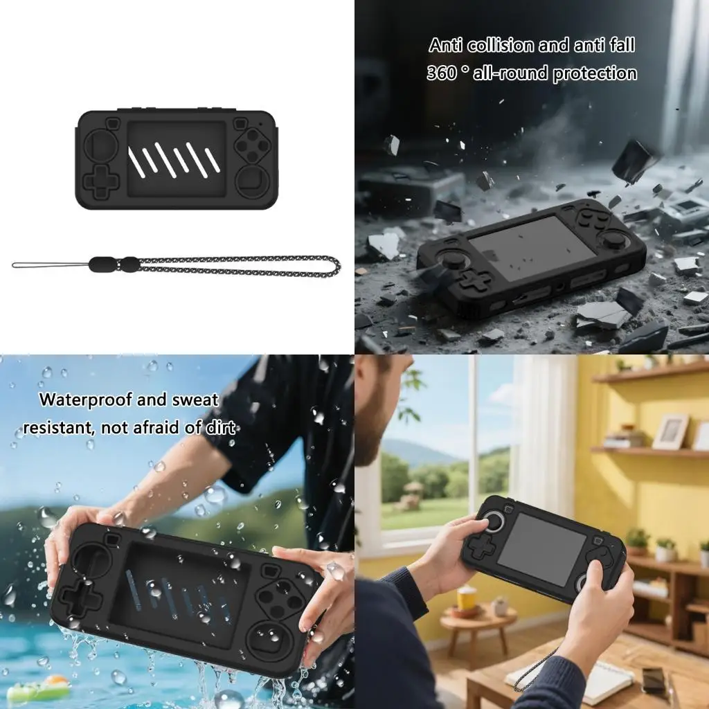 

Y1UB Flexible Housing Shockproof Skin Retro Game Console Scratchproof Soft Case
