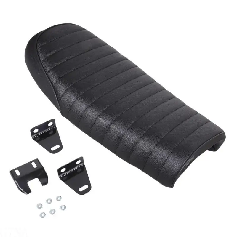 G7NA Motorcycle Cafe Racer Flat for Seat Vintage Comfortable Hump Saddle Cushion Replacement for CG125