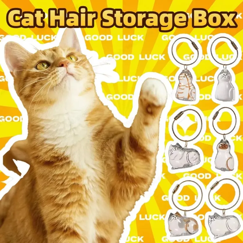 المفاتيح للحقائب قلادة القط الشعر تخزين المفاتيح صندوق ظهره حقيبة القط الحيوانات الأليفة القط الشعر المفاتيح لطيف حلقة رئيسية الحيوانات الأليفة التذكارية #2