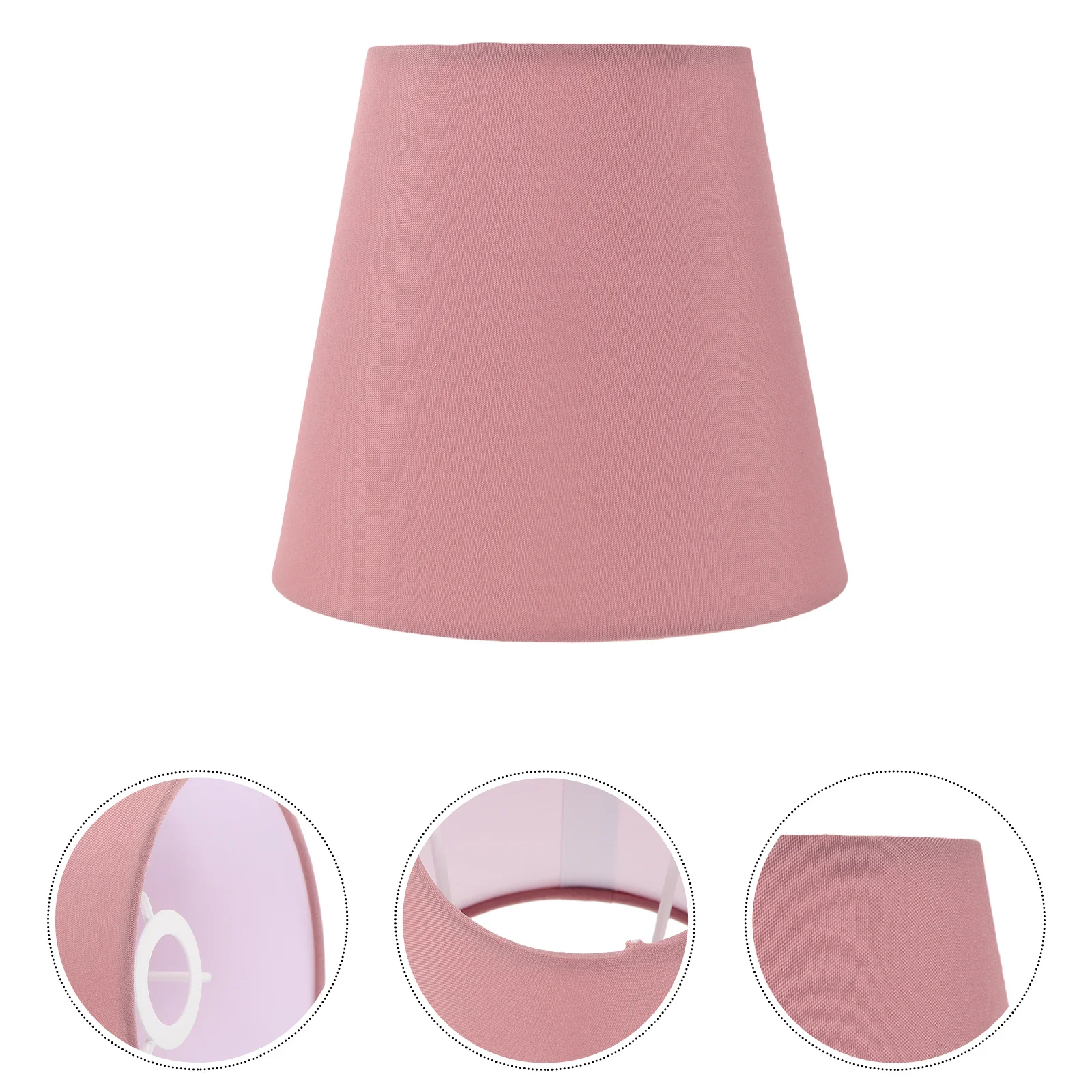 

Small 5.50X5.3 Inch Cloth Drum Lamp Shade Soft Fabric Table Lamp Cover For Bedroom Living Room Decor Light Shade
