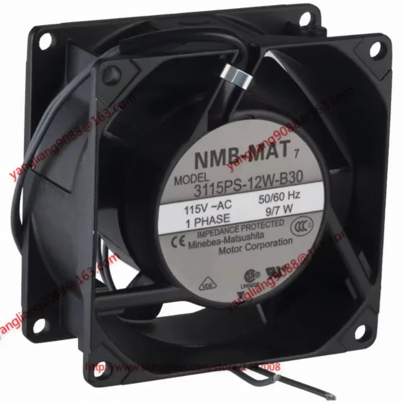 NMB-MAT 3115PS-12W-B30 DC 115 В 9/7 Вт 80x80x38 мм Вентилятор охлаждения сервера