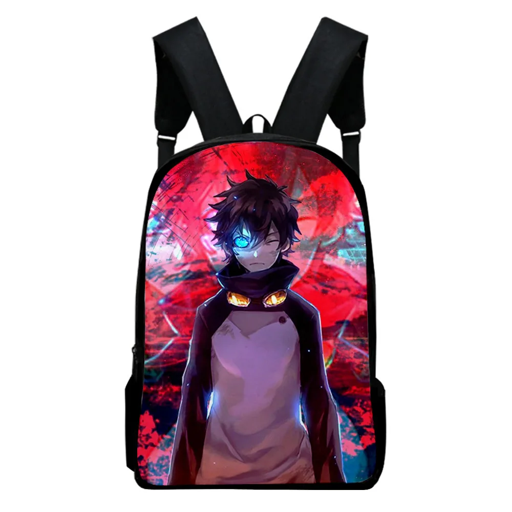 Cartoon Novelty Cool Kekkai Sensen Notebook Backpacks pupil School Bags 3D Print Oxford Waterproof Boys/Girls Laptop Backpacks