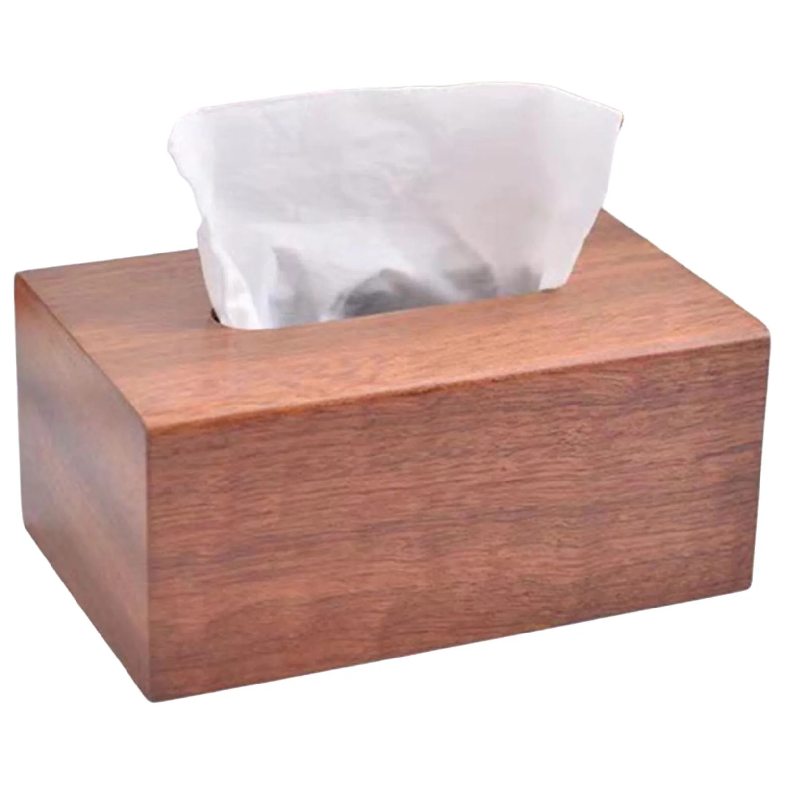 Wooden Napkin Dispenser Simple Napkin Tissue Storage Box Suitable for Bathroom Living Room Use