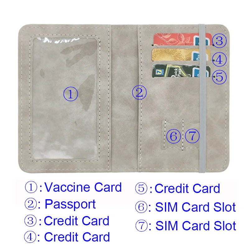 فارغة التسامي غطاء جواز السفر ، الوجهين الطباعة حافظة جواز سفر جلدية ، DIY بها بنفسك حافظة جواز السفر ، المواد الاستهلاكية فارغة ، 4 قطعة/الوحدة ، شحن مجاني #3