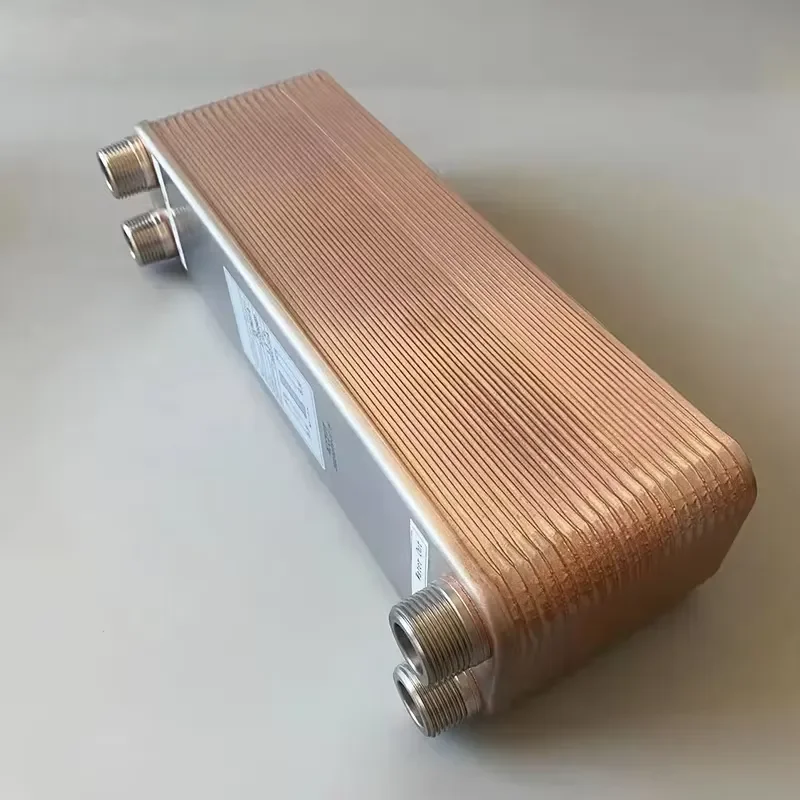 40-Plate 4.5 MPa Brazed Plate Heat Exchanger for Floor Heating Water Heating Snow Melting