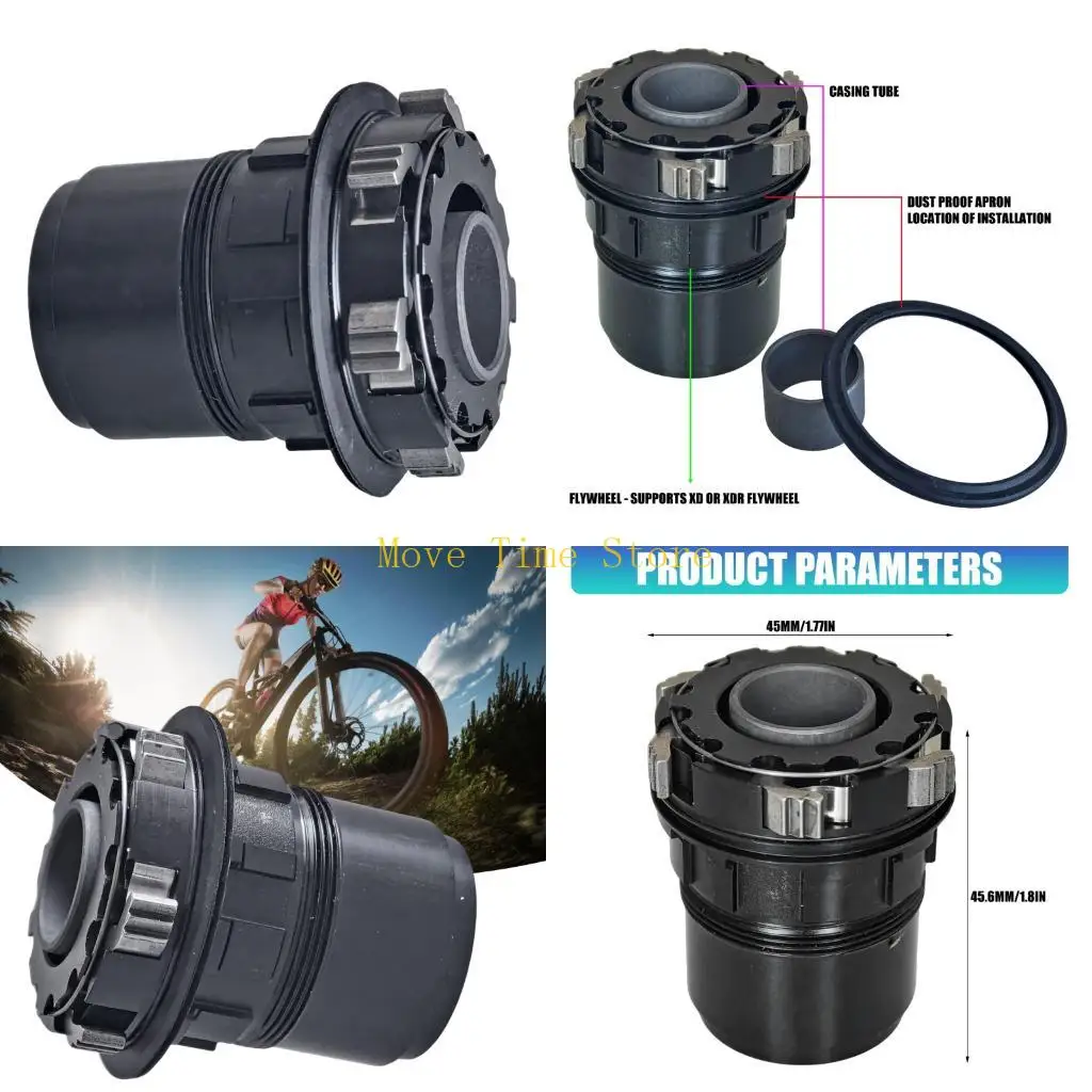 

92ME 6 Pawl Freehub Spring Mechanism Trail Thru Axles Body For Style 11 12 Speed