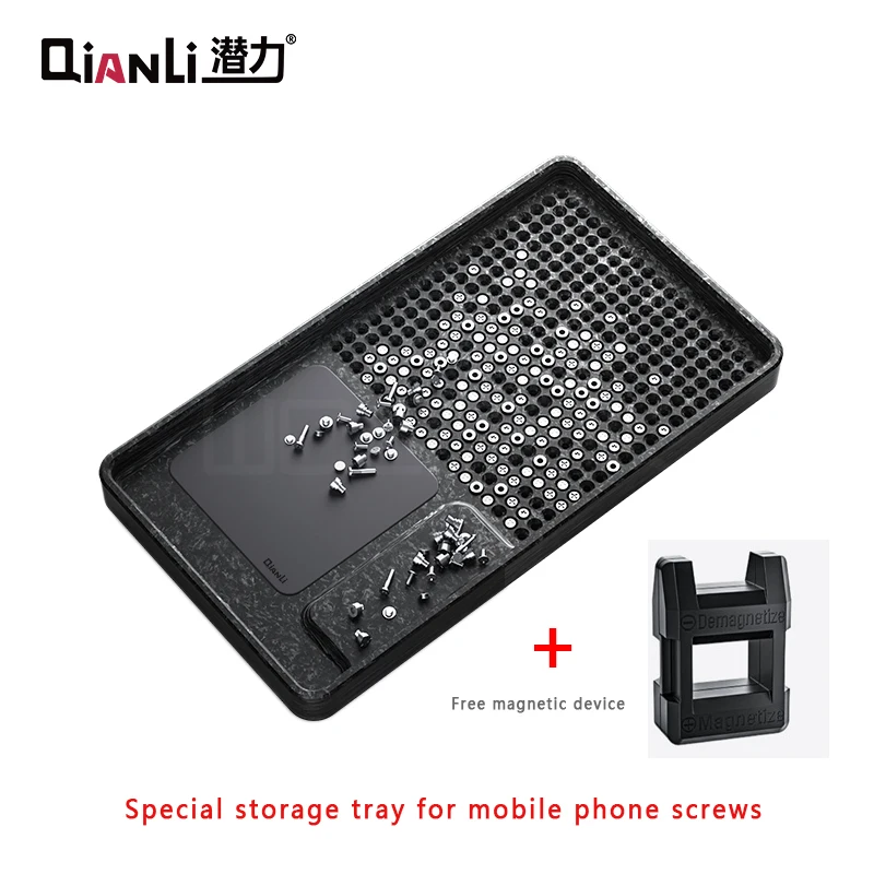 Qianli High quality Mobile Phone Screws Special Storage Tray Screws Accurately Extract High-efficiency Fast Repair Box