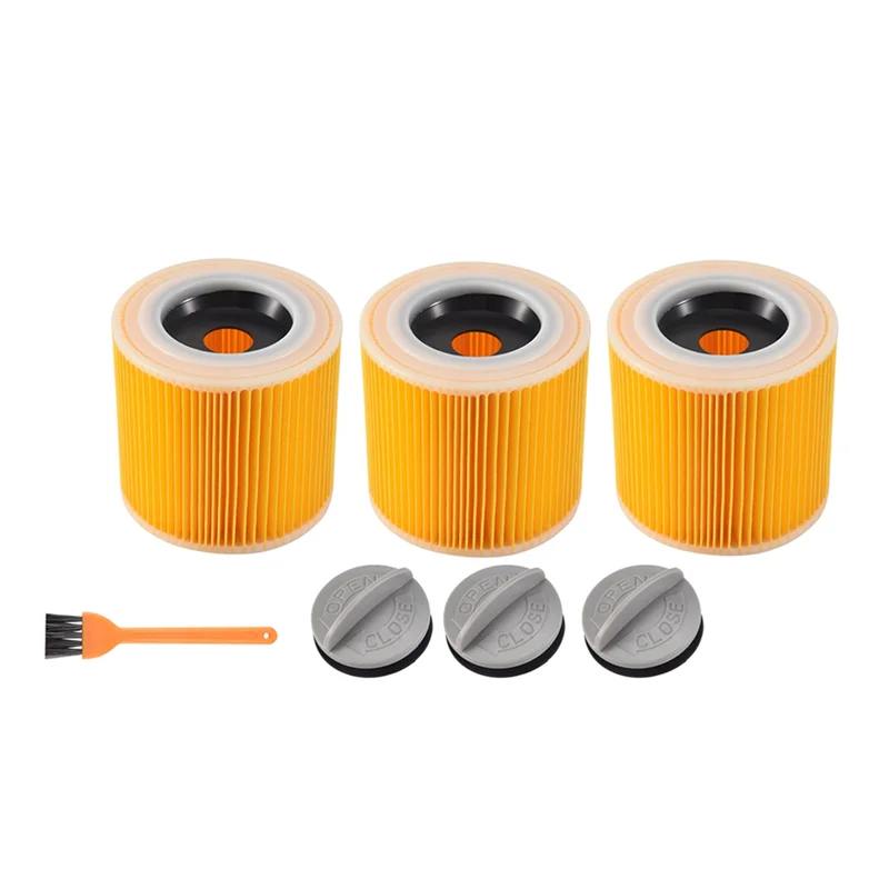 AT28-HEPA تصفية لنماذج فراغ كارشر WD2 WD3 WD1 MV3 MV2 WD2250 WD3.200 أجزاء مرشحات الغبار الهواء A2004 A2054 A2204 A2656