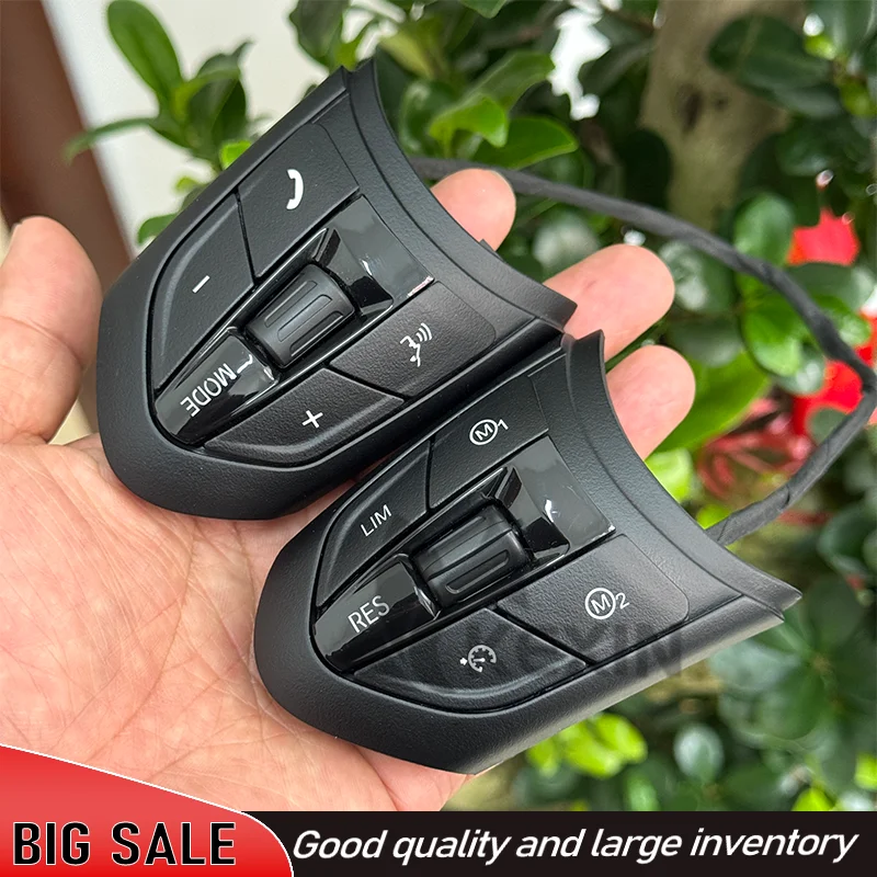 

Подходит для BMW M Sport serii 3 5 F10 F20 F30, кнопок на руле с черной краской, крышка кнопок режима RES.