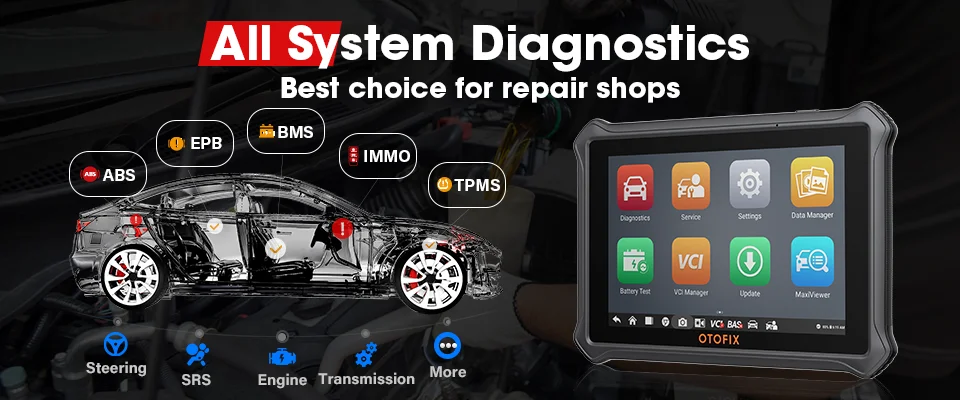OTOFIX D1 Lite Kfz-OBD2-Scanner, 2-Jahres-Update, bidirektionale Steuerung, alle Systemdiagnose-Scan-Tools FCA SGW CAN FD & DoIP – Detail 2