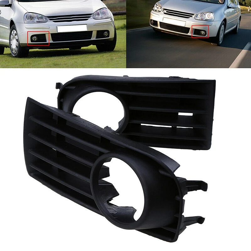 Car Front Grills Bumper Fog Lights Cover Lamp Frame Trim for Golf 5 MK5 Golf5