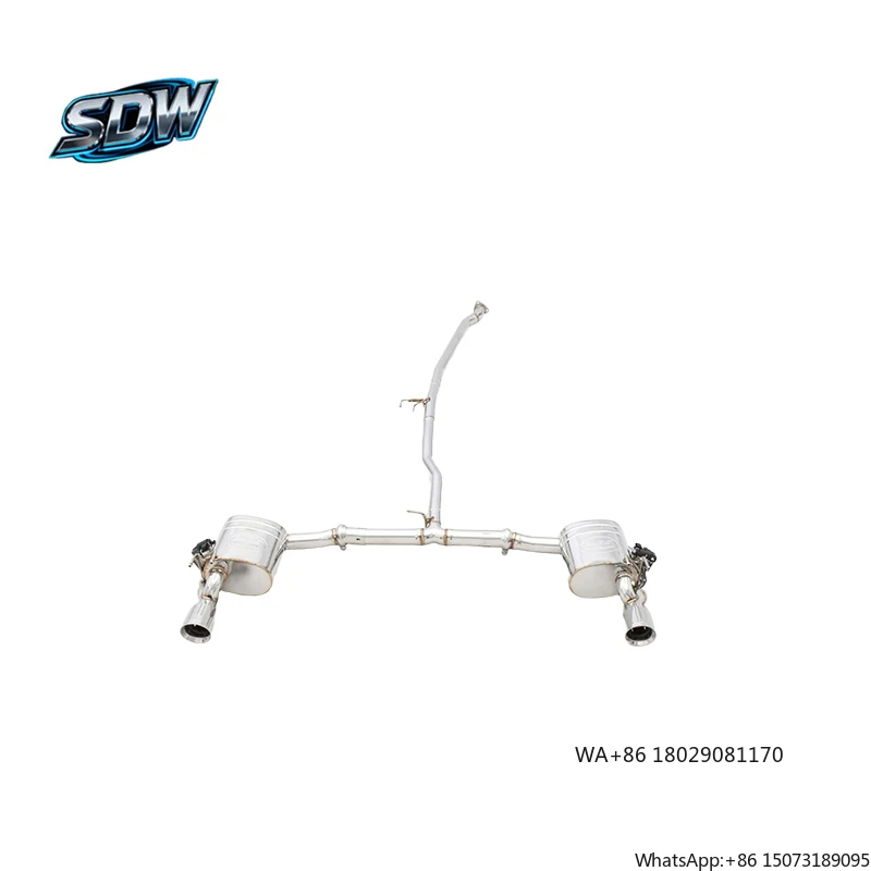 

Модифицированная выхлопная система из нержавеющей стали с регулируемым клапаном для R 2.0T 2.4L, подходит для 1.5T CR-V