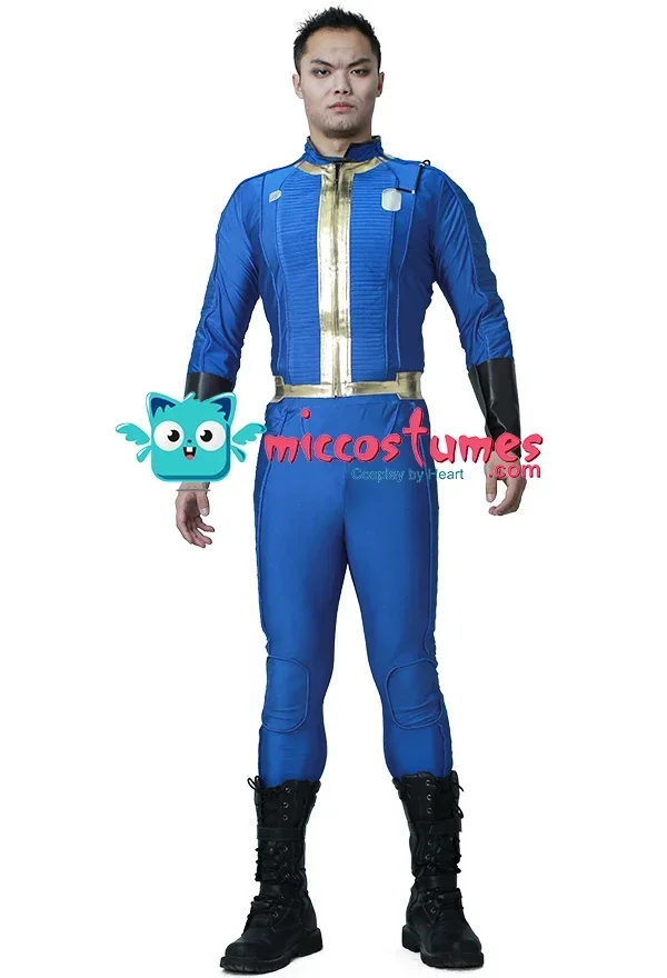 

Miccostumes Male Survivor Nate Cosplay Costume Adult Vault Jumpsuit Two-Piece Suit Jack