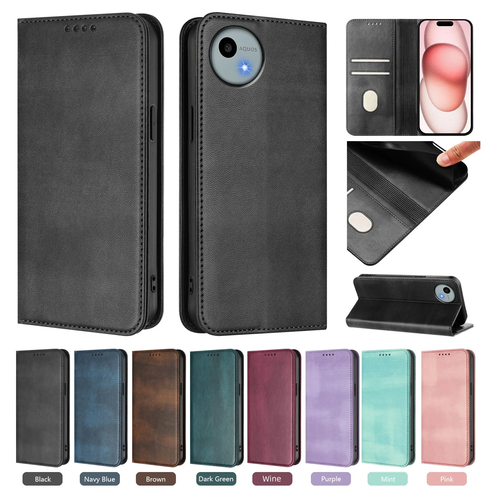 

Magnetic Wallet Flip Cover Wallet Case For Cubot Max 5 A10 P50 A20 A30 Note40 2024 Cover Coque Business Fundas Shell Capa Etui