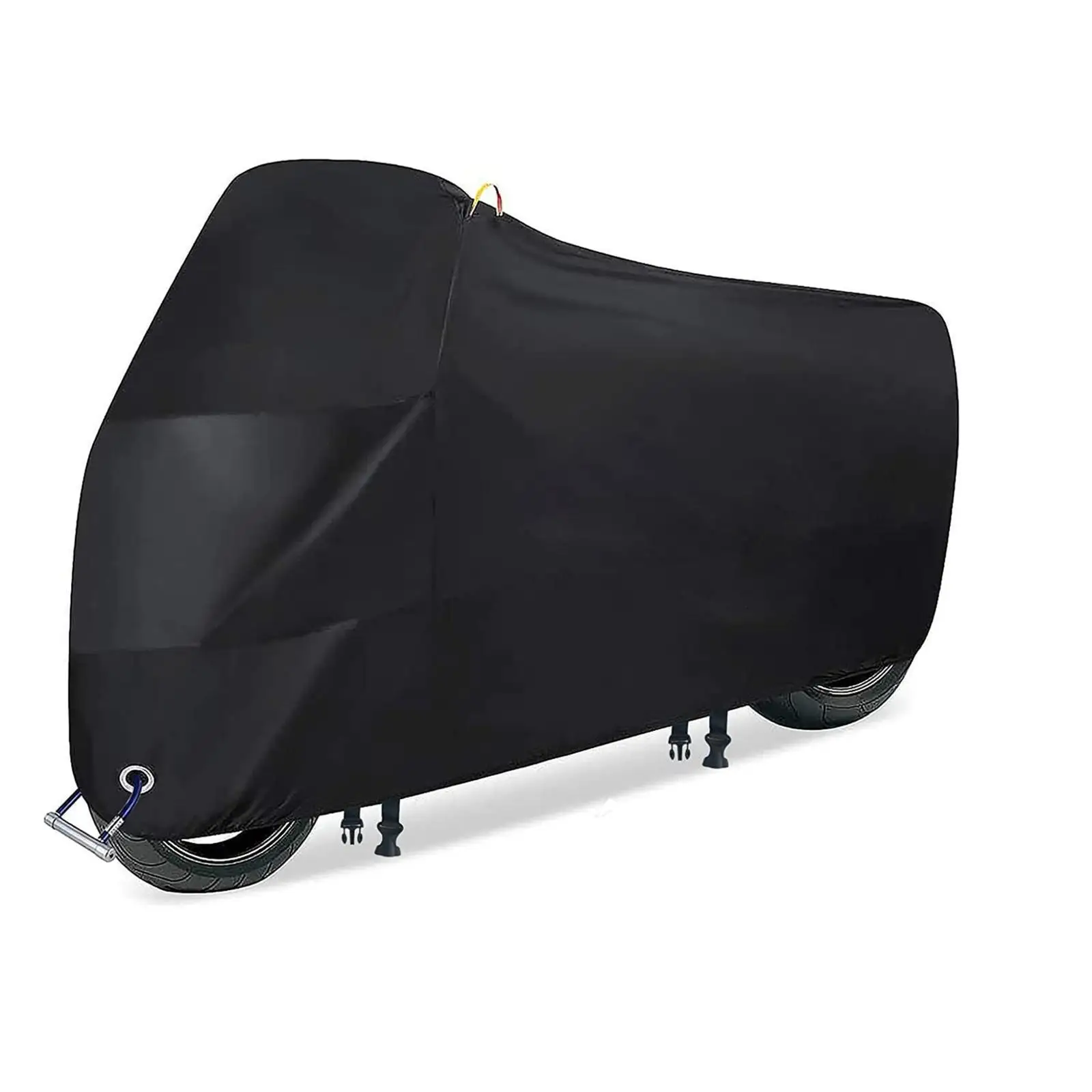 

Motorcycle Cover Motorbike Waterproof Dustproof Cover Large Locking Hole