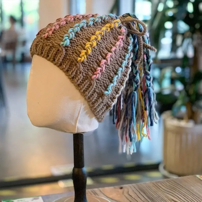 

R1WE 56-58 см/22,05-22,83 дюйма для вязаного парика по окружности головы, дреды, шапки с косами