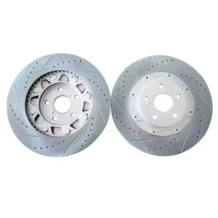 34106797603 قطع غيار السيارات دوارات الفرامل العائمة الأمامية حفر ومشقوق 370 مللي متر لأقراص الفرامل BM W M3 F30 MP #5