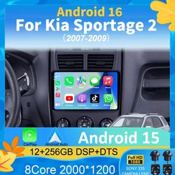 Android 16 Car Radio For Kia Sportage 2 2007 - 2009 Multimedia Video Player Navigation stereo GPS No 2din 2 din dvd