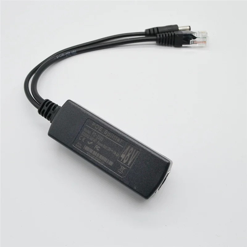 B03B-Gigabit Mini Poe Splitter 10/100/1000Mbps POE Splitter DC Output 12V Power Over Ethernet IEEE 802.3Af For IP Came