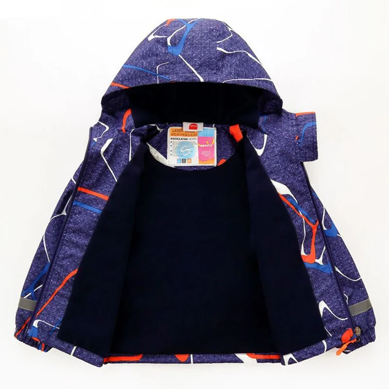 

New 2022 spring autumn child kids clothes boys windproof waterproof inner polar fleece jackets outwear baby boys sporty jackets