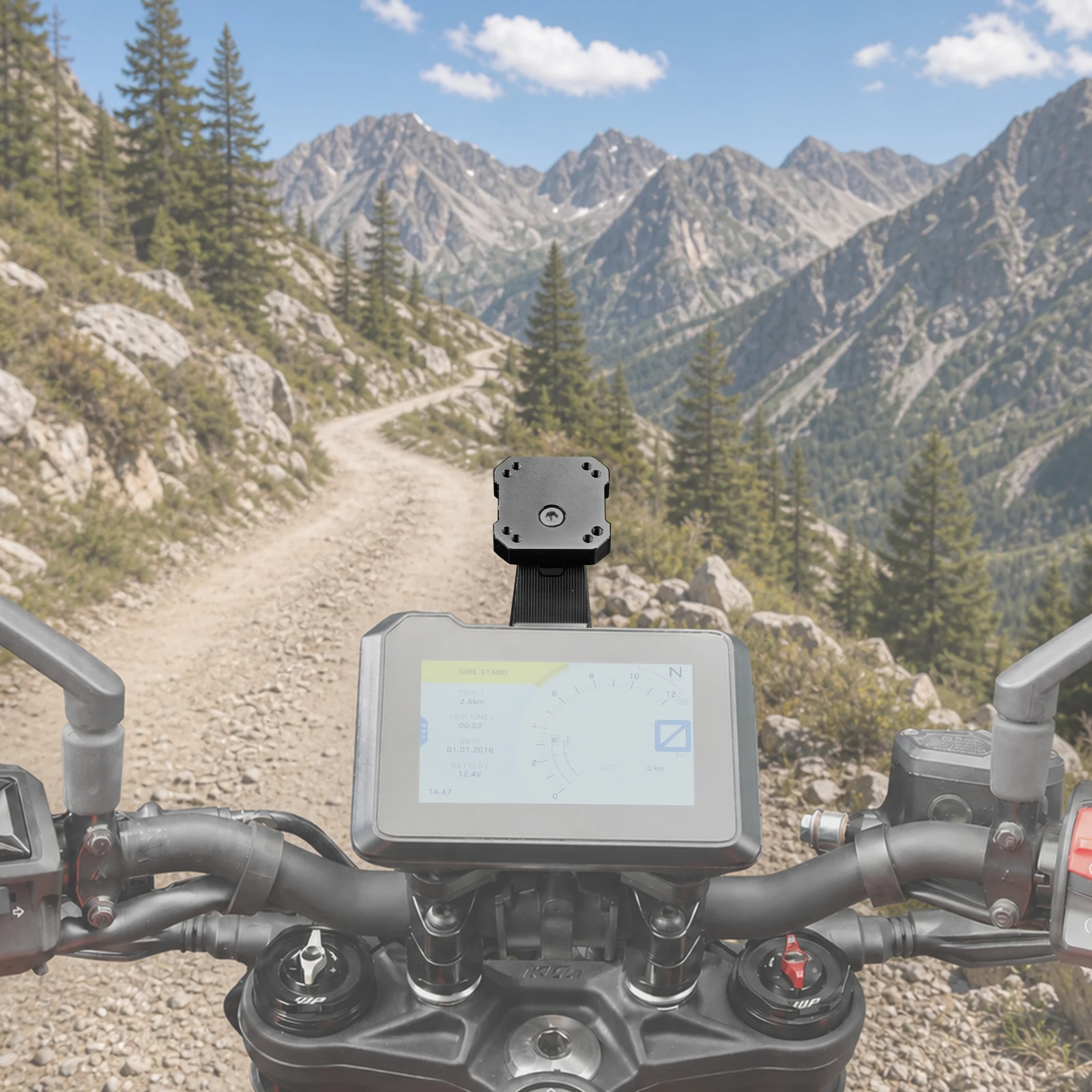 AMPS Gerätehalterung Telefonhalterung GPS-Halterungen für KTM 125 Duke 250 Duke 390 Duke 2026 2025 2024 Duke 125 Duke 250 Duke 390 – Detail 10