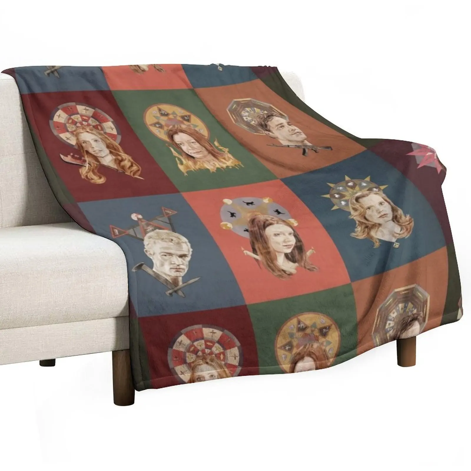 The Saints of Sunnydale Throw Blanket sofa bed Comforter for babies Thin Soft Plaid warm for winter Blankets