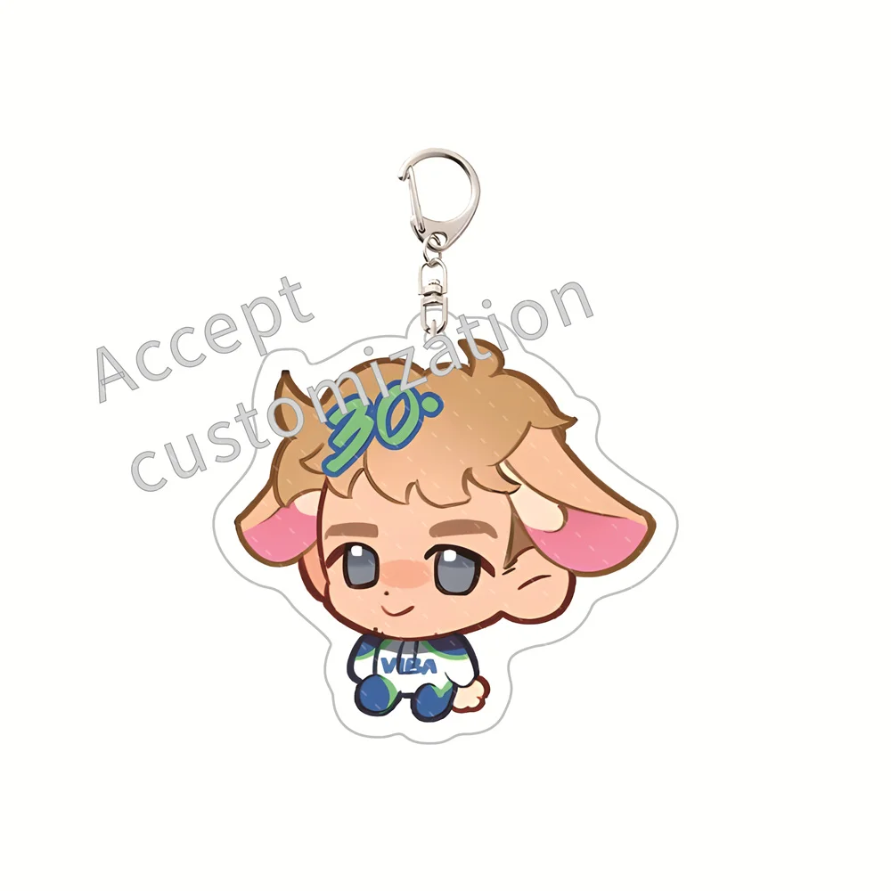Fast Furious Racing Driver 6CM Cute Acrylic Keychain LH/LL/MV/LN/OP/AA/CS/LS/FA Bag Decoration Elegant Pendant In Stock