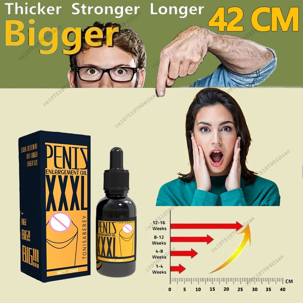 Penis Enlargement Oil Permanent Penies Thickening Growth Massage Oil Big Dick Enlarge For Men Cock Increase Oil No Side Effects