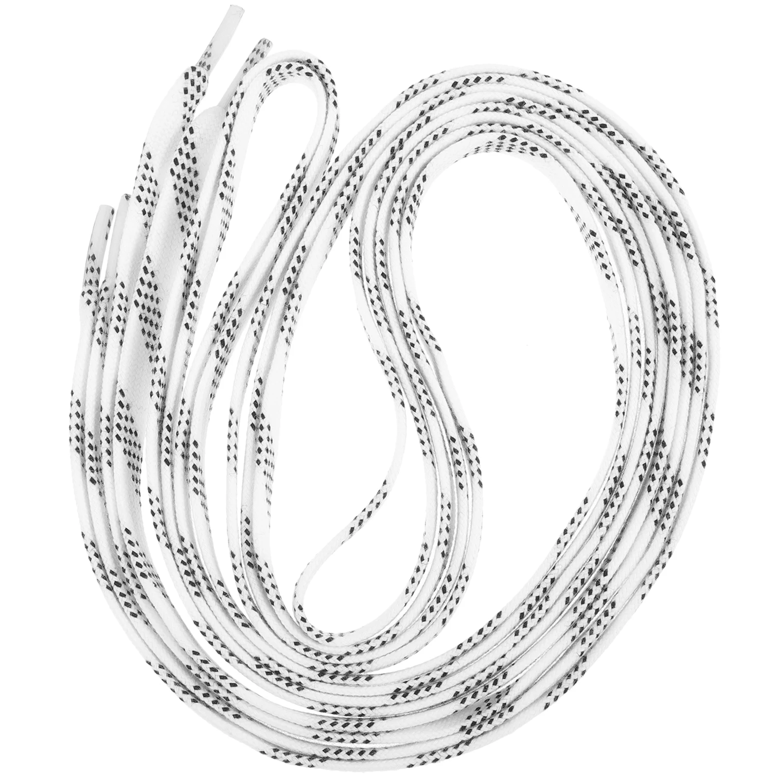 1 paio di lacci per pattini da ghiaccio, lacci per pattini a rotelle resistenti, lacci flessibili in poliestere piatto per scarpe da pattinaggio, sport all'aria aperta