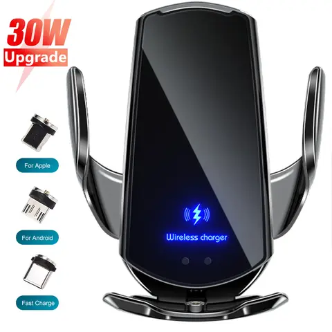 Wireless Car Charger 30W for iPhone and Samsung FDGAO