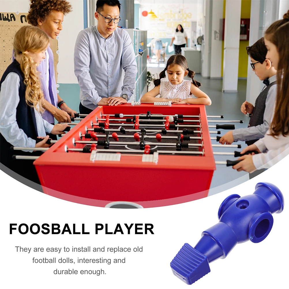 

8pcs Football Machine Player Foosball Table Replacement Soccer Accessories Mechanical Style Athletes High Grade Resin Durable