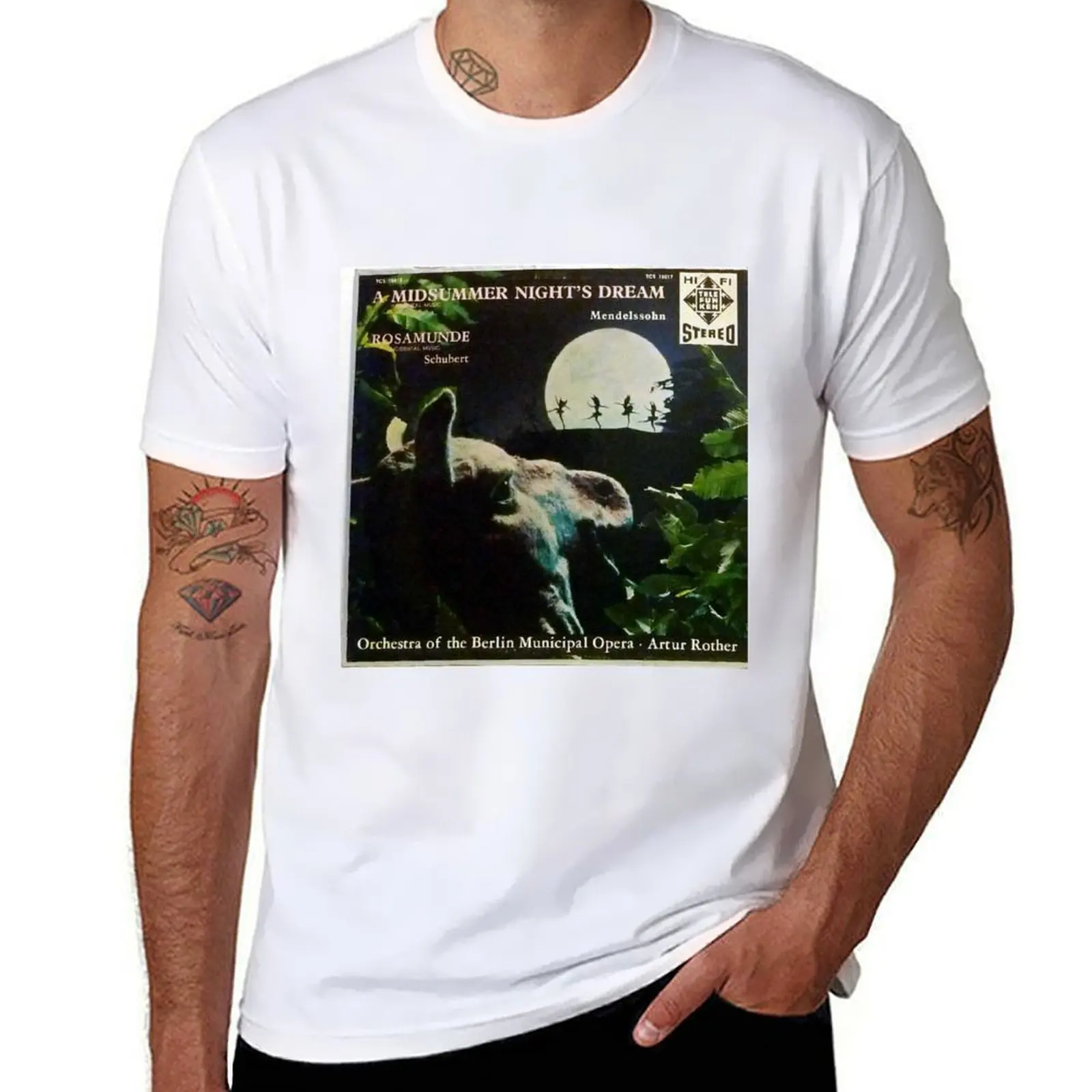 

A Midsummer Night's Dream, Mendelssohn, Schubert, Opera, Shakespeare, Berlin T-Shirt cotton t shirt man T-Shirt