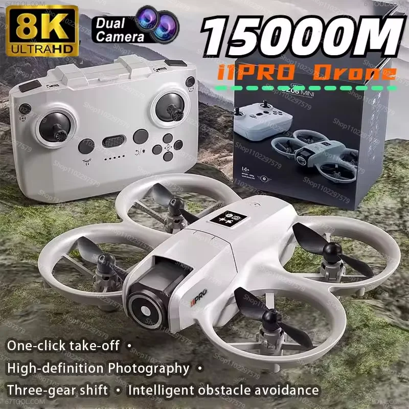 i1PRO Mini Drone Professionele 8K HD Camera Drone 5G WIFI FPV UAV Met scherm afstandsbediening vermijden Antenne Quadcopter Speelgoed Cadeau
