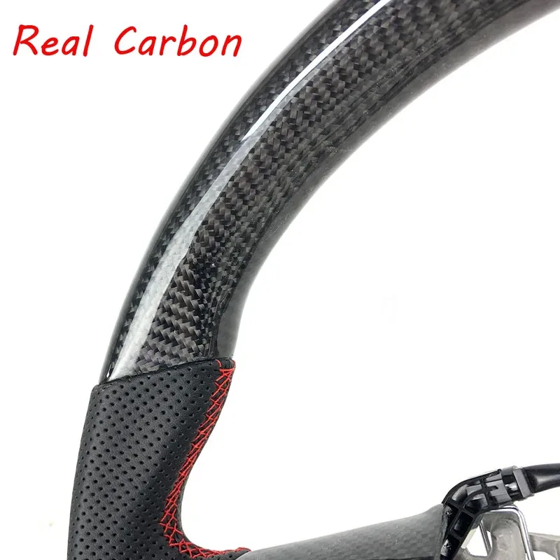 For Toyota Hilux Carbon Fiber Steering Wheel (Fully Customizable, Interior Accessory)