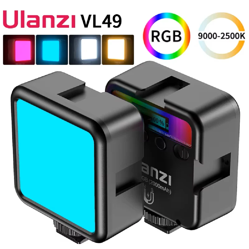 Ulanzi VL49 Mini RGB LED Video Light