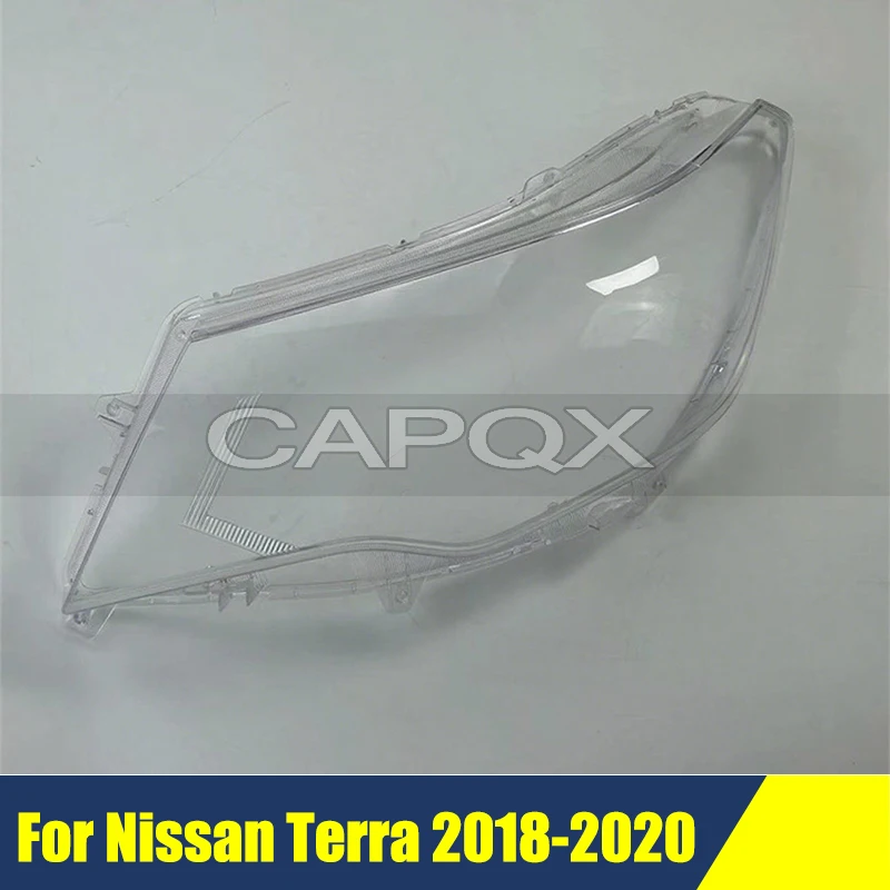 

Высокая конфигурация переднего бампера, крышка фары для Nissan Terra 2018-2020, крышка, абажур, фара, стеклянная головная фара, колпачки для линз