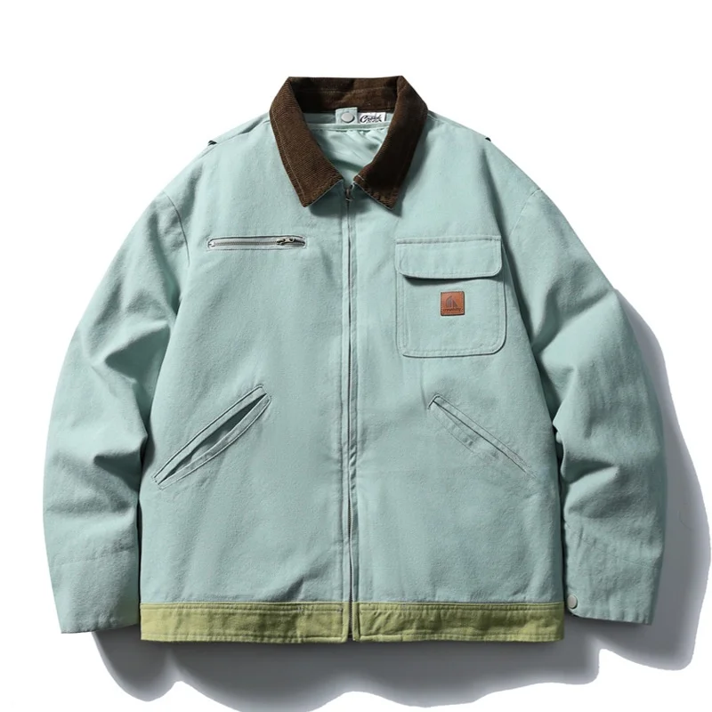 

Retro Waed Du down Jaet ex Loose Fit Urban Casual Warm Thiened White Du Feather Vest Winter Workwear Coat