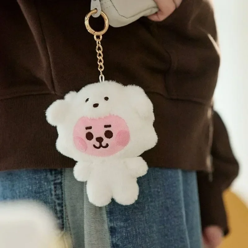 أنيمي Kawaii الطفل حديقة الحيوان سلسلة أفخم دمية المفاتيح لطيف عروسة كارتون حقيبة مدرسية قلادة الديكور هدية عيد ميلاد خط الأصدقاء