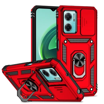 Redmi Note11e 용 링 스탠드 커버, 낙하 방지 카메라 보호 휴대폰 케이스, Redmi Note 11E Funda Redmi Note 11e Coque