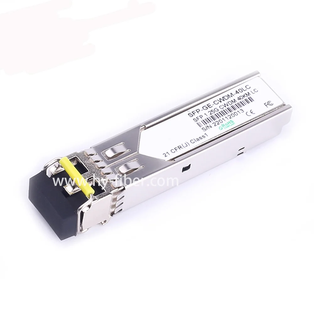 

1.25Gbps CWDM SFP Transceiver Duplex LC Port 40km Single Mode 1 Pair