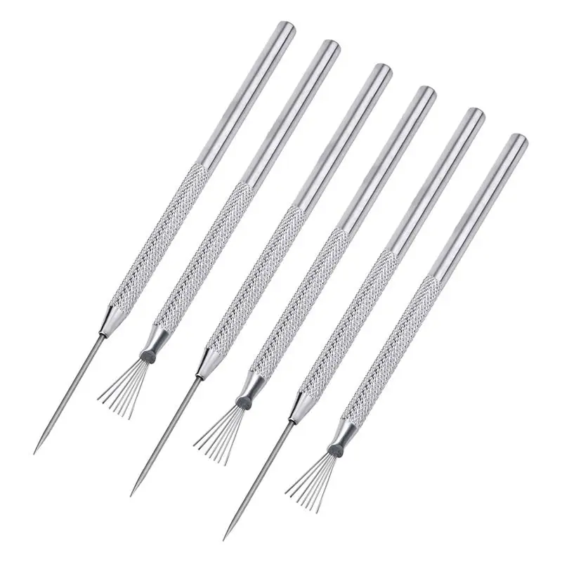[HOT!A34R】 Clay Sculpting Detail Tools Feather Wire Texture Tools Clay Carving Modeling Kit