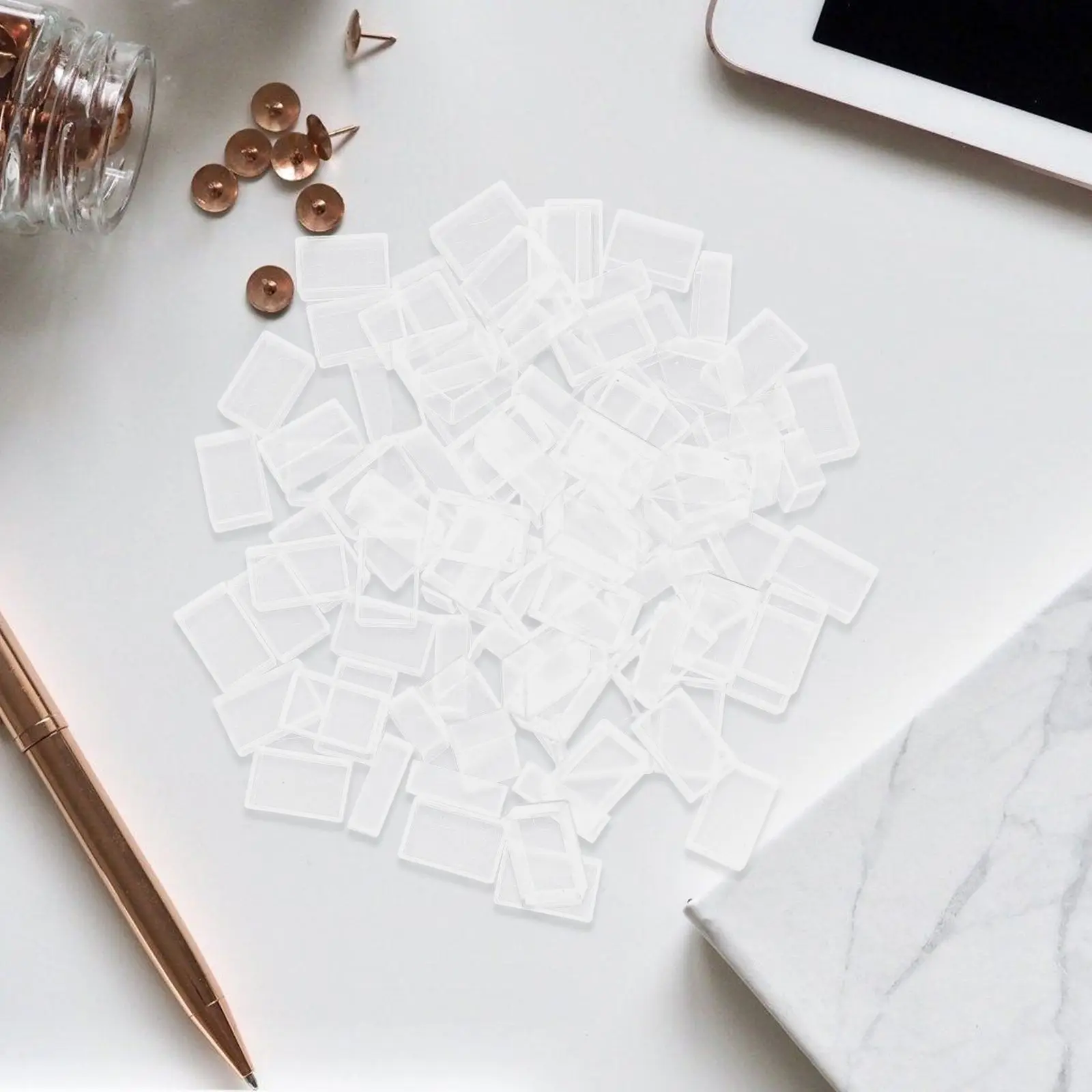 100 空のミニ水彩パンポータブルペイント容器旅行軽量コンパクトサイズ屋外スケッチ用品