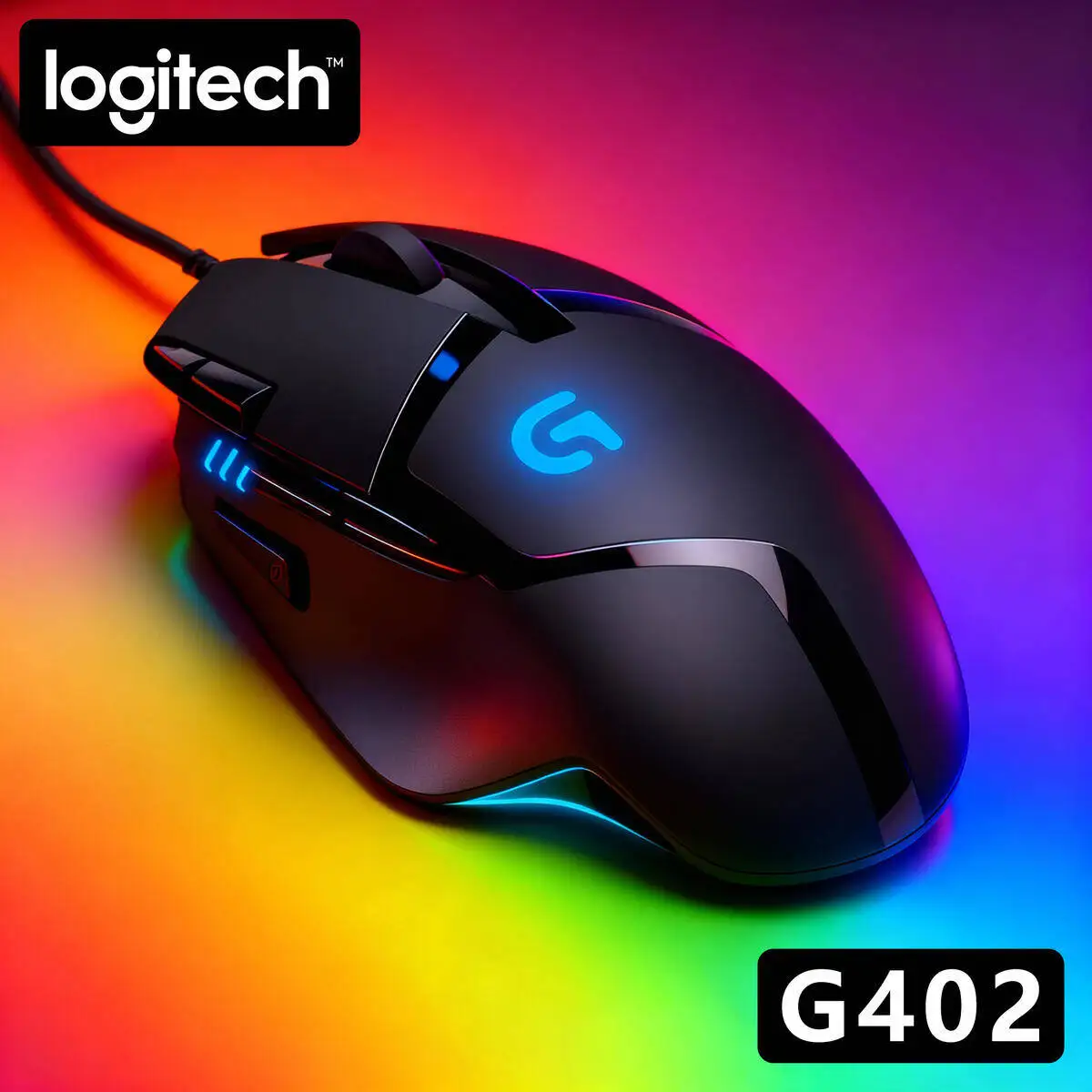 لوجيتك G402 ماوس سلكي لعبة رياضية إلكترونية مخصصة للتحرير كمبيوتر ماكرو سطح المكتب دفتر أكل الدجاج CSGO