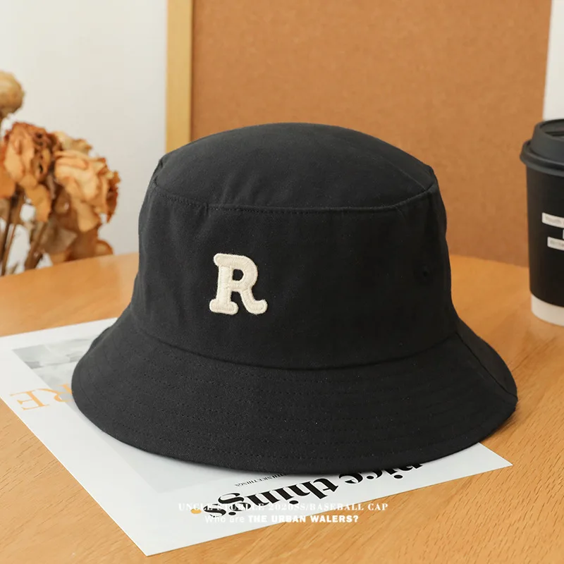 63cm Big Head Cotton Bucket Hats for Men Women large Bob Four Seasons Fisherman Hat Letter Outdoors Sun Hat XL XXL Wholesale