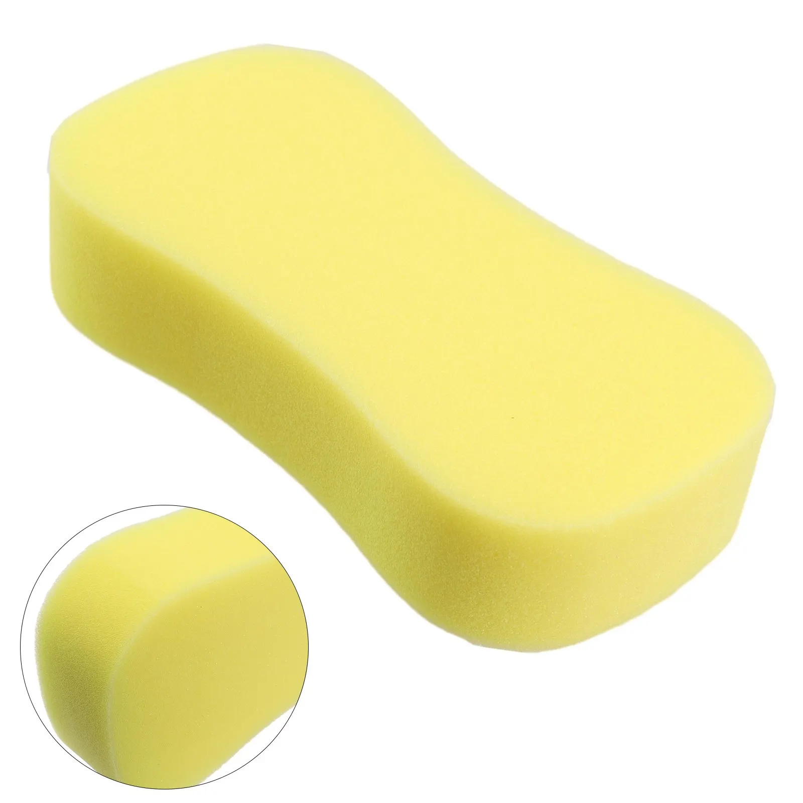 Car Cleaning Sponge Large Jumbo Sponge Car Auto Washing Sponge Pad Wax Polishing Car Cleaning Cloth Yellow Car Cleaner Tools