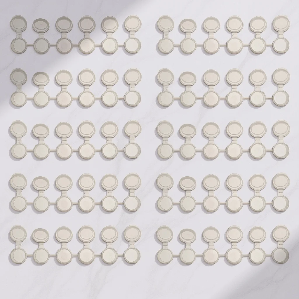 

40pcs 6-In-1 Empty Paint Pots Pigment Box Clear Plastic Storage Containers For Painting Supplies Mini Cups Pod Strips With Lids